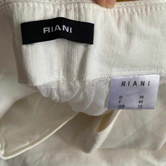 Off white/Cream colour linen pants - Picture 3 of 4